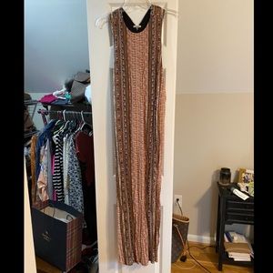 Tribal pattern long dress
